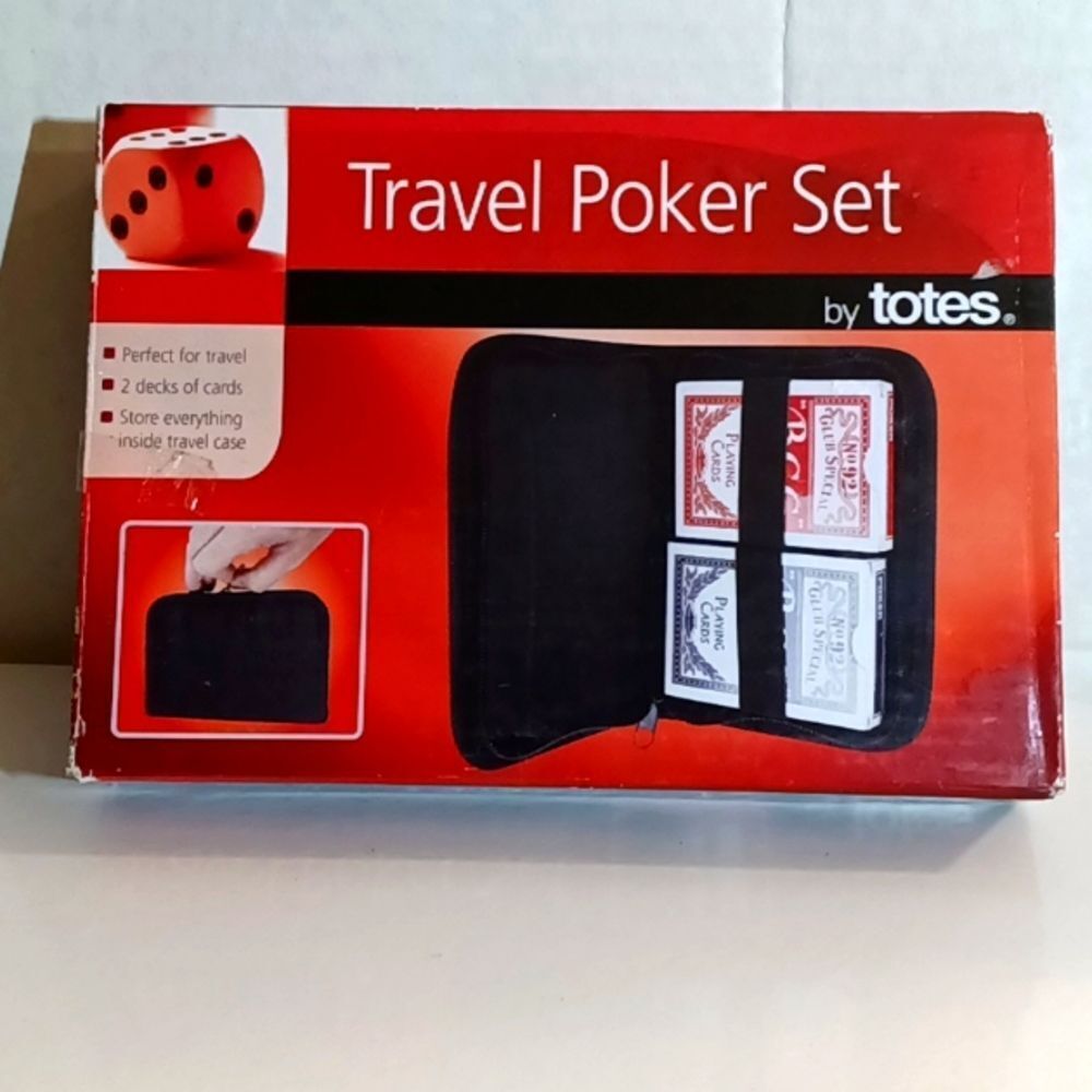 NIB Totes Travel Poker Set